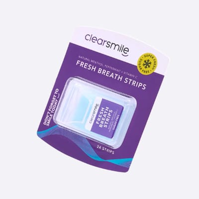 Clearsmile Fresh Breath Strips Mint - 1 pack