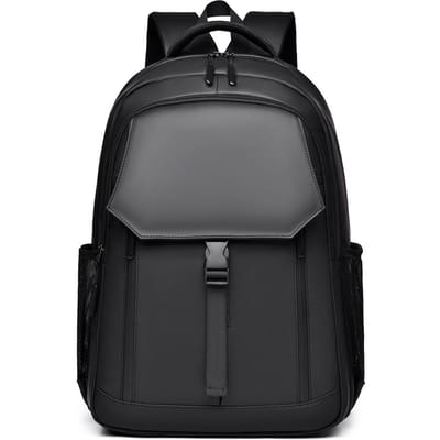 Sac à dos léger pour hommes d'affaires, sac à dos de voyage pour voyage d'affaires, sac à dos de navetteur, grande capacité, sac pour ordinateur, sac d'école pour étudiant de voyage One Size noir