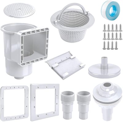 Dailygoods- Skimmerset voor bovengrondse zwembaden - Wandskimmer met