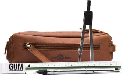 Pennenzak - Pennenetui - Etuis - Pennenetui leer - Pennenetui leer voor volwassenen - Make up tasje - Pennenetui volwassenen - Make up tas - Pen etui - School etui - Pen etui leer - Etui jongens - Etui meisjes - Etuis voor school - Sale - Cadeau