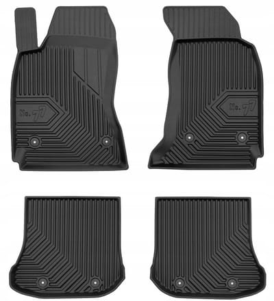 FROGUM No.77 Rubberen vloermatten set – Audi A4 B5 (1995-2001) – 4-delig, TPE, maatwerk, hoge randen, anti-slip