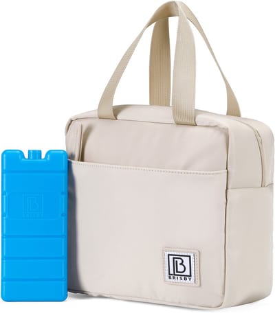 Brisby 4 Laags Geïsoleerde Koeltas - Lunchtas - Kolftas 4 liter - Smooth Créme