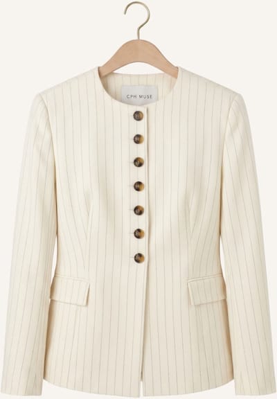 Copenhagen Muse Cmtailor-blazer Blazers Dames - Ecru - Maat L