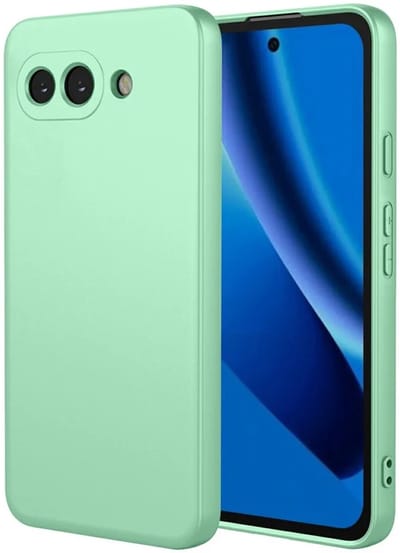 Hoesje geschikt voor Google Pixel 10a - Phonesta Soft Silk Silicone Back Cover - Matcha Green