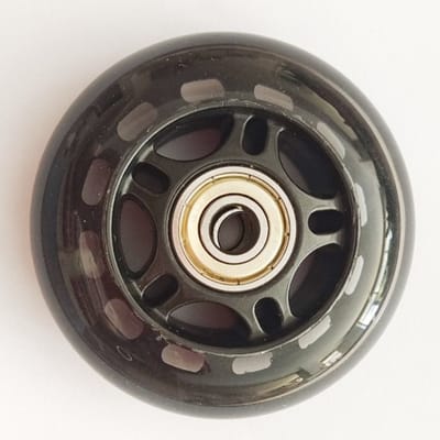 Inline skateboardset - Inline skates - 8 stuks - 72×24 mm - Scooterondersteuningswielen - Zwart - Kogellagers - 8 mm lagergaten
