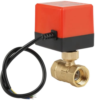 Allecto - Motorized Ball Valve - Vloeistofbeheersing - Efficiënt en Betrouwbaar - G3/4 Formaat - AC 12V Aansluiting - Geschikt voor Diverse Toepass...