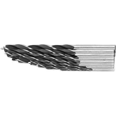 8 Pièces Mèches HSS Queue Ronde Acier à Haute Teneur en Carbone Accessoires de Perçage pour le Travail du Bois