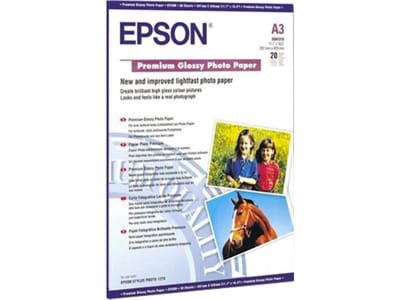 Epson Premium Glossy Photo Paper C13S041316 Fotopapier DIN A3+ 255 g/m² 20 vellen Hoogglans
