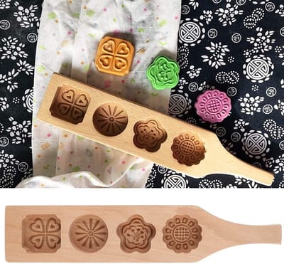 Dailygoods- Maancakevorm Handgemaakt - Bakvormen - Non-stick - Vintage Stijl - Duurzaam - Ideaal voor Mousse/Dessert - Bakvorm