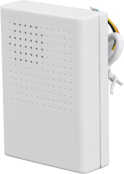 Draadgebonden Deurbel met 12V, 90dB Geluid en Ringtone voor Thuis en Hotelgebruik, Wit, Eenvoudige Installatie en Betrouwbare Toegangscontrole