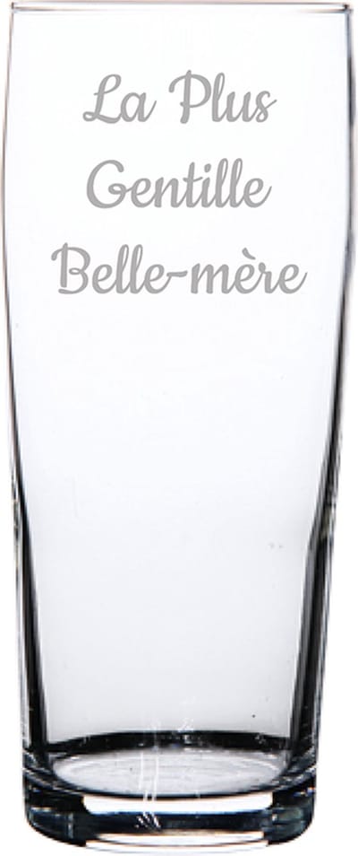 Bierfluitje gegraveerd - 19cl - La Plus Gentille Belle-mère