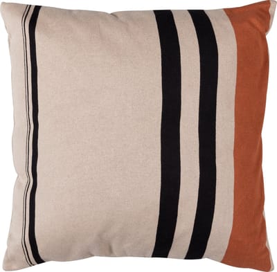 WOOOD Hani Kussen - Katoen - Khaki/Zwart - 45x45x10