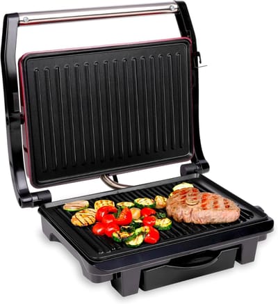 DnA® Tosti-ijzers - Tosti Apparaat - Tosti Ijzer - Zwart - 28cm x 33cm x 12cm