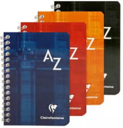 Clairefontaine - adresboek A-Z  - 95 x 140 mm geruit
