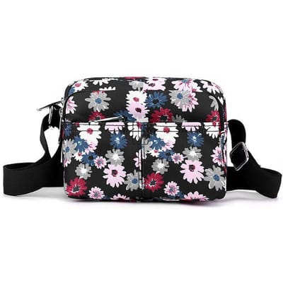 Damesmode Bedrukte Kleine Vierkante Tas Trendy Veelzijdig Crossbody Outdoor Reizen Schoudertas One size gray