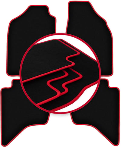 CARLUX-RED automatten voor: Mazda BT-50 pick-up (2007-2012)