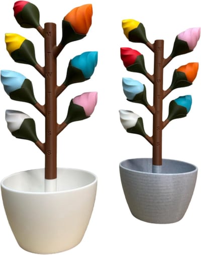 Bloemenboom Medicijn Organizer – Pillendoos 7 Dagen – Decoratieve Pillenhouder – 3D-geprint