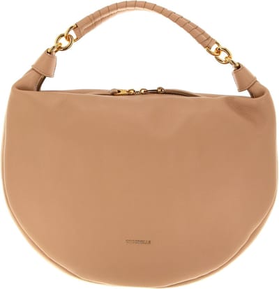 COCCINELLE Leren Handtas Lea Shoulder Bag Toasted Beige