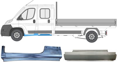 Reparatiepaneel set voor Fiat Ducato 2006-2025 / Links