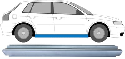 Reparatie dorpel voor Audi A3 8L 1996-2003 / Links = Rechts (symmetrisch)