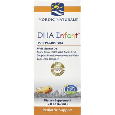 Nordic Naturals, DHA Infant™, avec vitamine D3, 2 fl oz (60 ml)