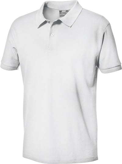 SIR SAFETY PIQUET Korte mouw Werkpolo HEREN Wit - 100% Katoen - 180 g/m² - Dubbel Gestikt