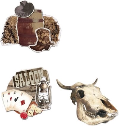 BOLAND BV - Westernmuurdecoratie Wild West - Decoratie > Muur-, deur- en raamdecoratie