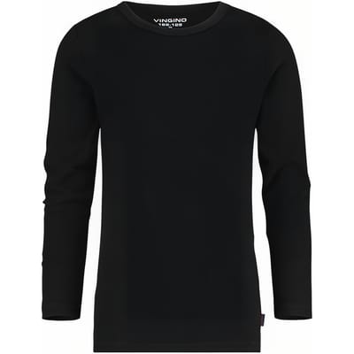 Vingino Long Sleeves Crew Neck Ts Boys 950 Maat: XXS | T-Shirts Outlet | Unisex | Zwart