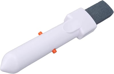Puimsteen Reiniger - Vlekkenverwijderaar - Hardnekkige Vlekken - 360 Graden Kop - 21 cm Lengte - Grijs