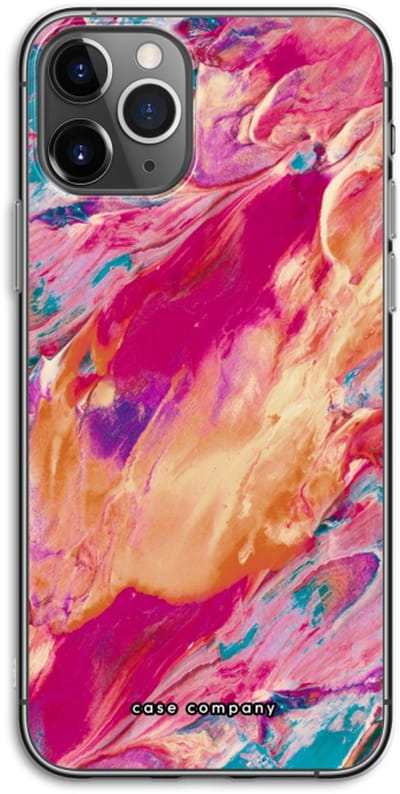 Case Company® - Hoesje geschikt voor iPhone 11 Pro hoesje - Pastel Echoes - Soft Cover Telefoonhoesje - Bescherming aan alle Kanten en Schermrand
