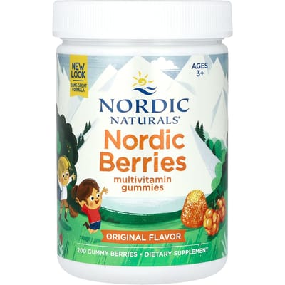 Nordic Naturals, Nordic Berries, Multivitamine Gummies, Originele Smaak, 200 Gummy Bessen