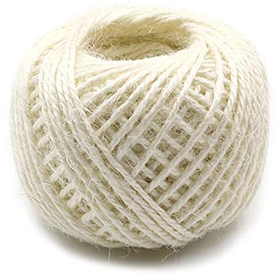175ft Jute Twine Tuinkoord voor Kerstcadeaus, DIY Crafts en Tuin Gebruik