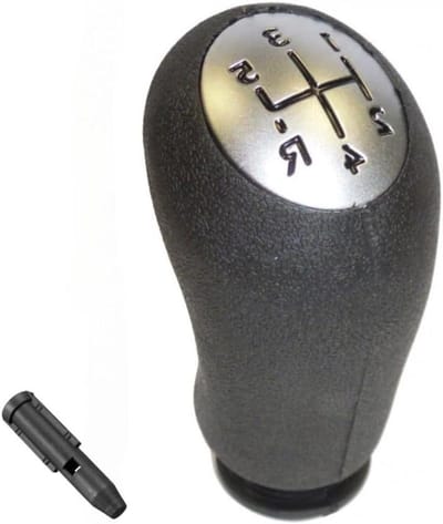 Versnellingspookknop 5 versnellingen - Schakelpookknop - Auto interieur upgrade - Ergonomisch ontwerp - 15x12 cm - Zwart