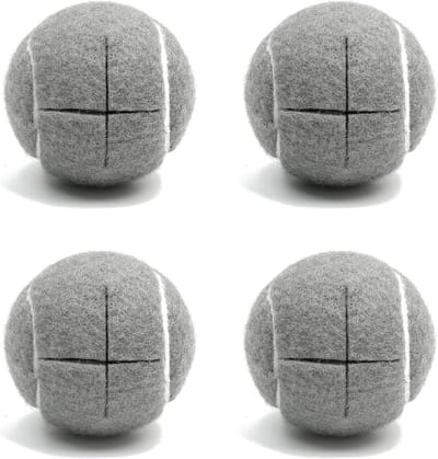 Tennisbal Doppen - Wandelaar Accessoires - Vloer Beschermen - Voorgesneden Groeven - 4 Stuks - Grijs