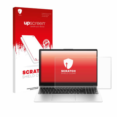 upscreen - Screenprotector voor HP 250R G10 15.6" - Folie Beschermfolie transparant