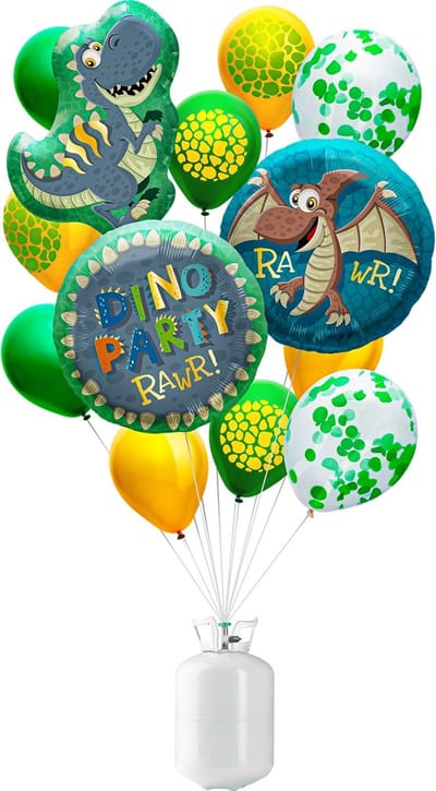 BalloonGaz Set - Cilinder 30 - Dino - 15 ballonnen