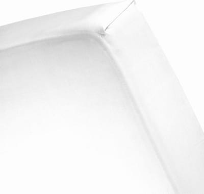 Cinderella Sundays Hoeslaken - 100% Katoen-Satijn - 80x200 cm - tot 25 cm  - Wit