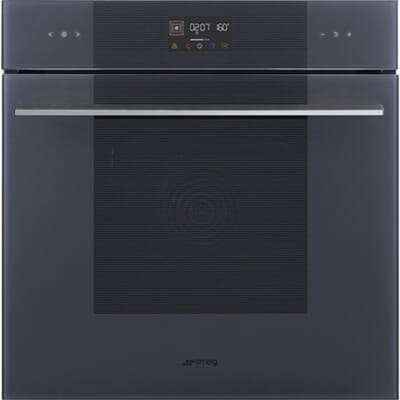 SMEG Traditional Galileo Oven Oven , Linea, 60 cm, Thermogeventileerd, Neptune Grey, A+, Vapor Clean