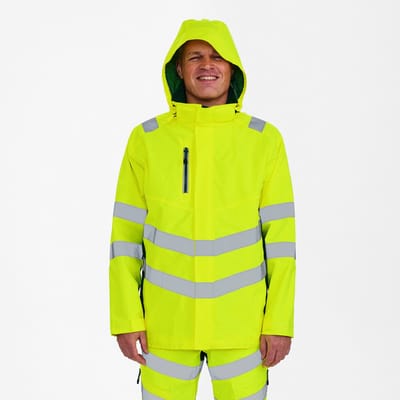 Engel Safety parka shelljack 1145-930 - Hi-vis Yellow / Green - L
