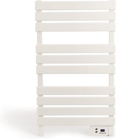 CREATE - Elektrische handdoekhouder 500W - Wit - Zonder benen -Zonder plank - WARM TOWEL