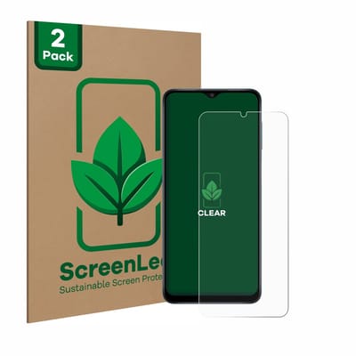 2 Stuks Screenprotector voor Samsung Galaxy A12 - Hoogwaardige Beschermfolie transparant