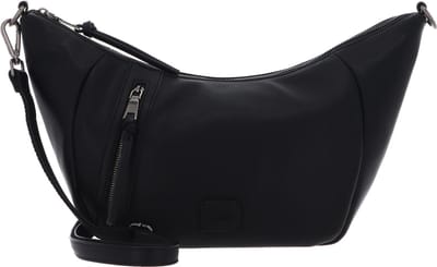 FREDsBRUDER Leren Schoudertas Bestie Banana Bag Black Zwart
