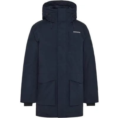 Didriksons AKILLES USX PARKA 2 Heren Outdoorjas - Dark Night Blue