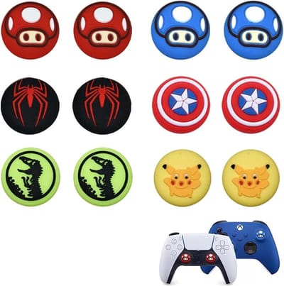 12 Stuks Analoge Thumb Stick Covers voor Joystick Caps Geschikt voor Nintendo Switch en Switch Lite - Verbeter Grip en Comfort met Deze Thumb Grips