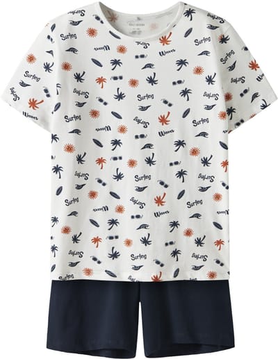NAME IT - TKMPYJAMAS SS AOP NOOS - Jongens - Pyjamas