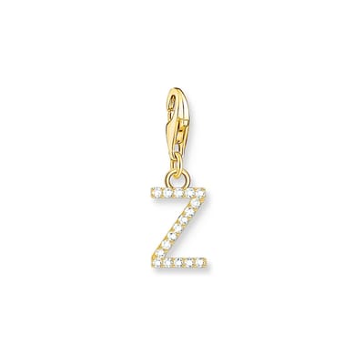 Thomas Sabo - 1989-414-14 - Charm - Dames - 925er Zilver geel verguld - Letter Z