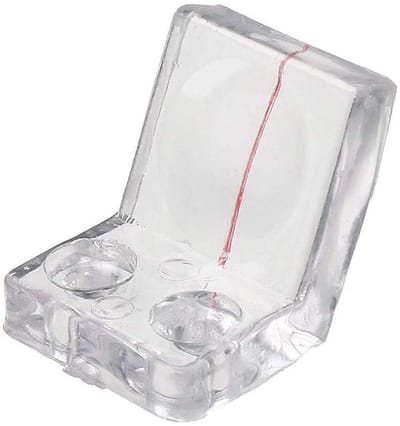 Dailygoods- Vergrootglas 6 mm dik - Vergrootglas voor houtbewerking - Vergrootglas voor precisiezaag - Vergrootglas met duidelijke aflezing - Vergrootglas voor tafelzaagplaat - Geschikt voor cirkelzaag en lintzaag - Vergrootglasplaat