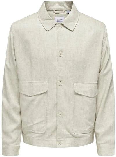 Only & Sons Eliot 0075 Jas Beige S Man