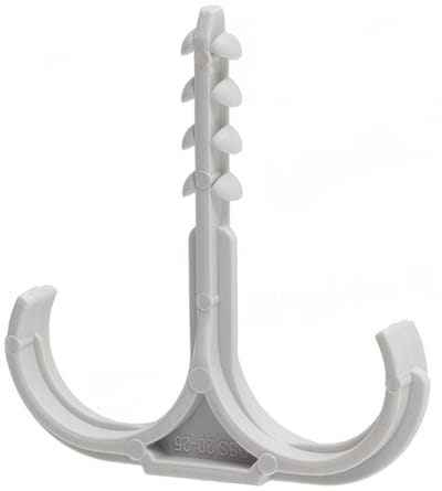 Schnabl DSS20-25 leidingklembeugel met plug 20-25mm - grijs per 200 stuks (30240)