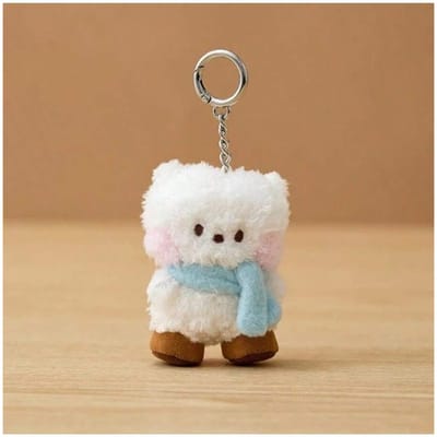 BT21 KPOP LAARZEN Mini Sjaal Sneeuwschoenen Sleutelhanger Hanger Liefde Tas Hanger Decoratie Fan Hoge Kwaliteit Cadeau Verjaardag Hoge Kwaliteit Cadeau Paar Hoog